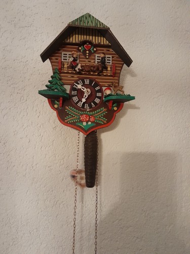 Mechanische kleine wanduhr - kleine,