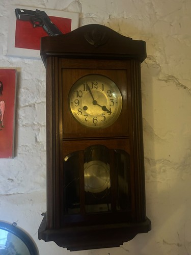 Alte regulator wanduhr - alte,