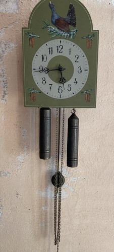 Alte antike holzuhr - antike,