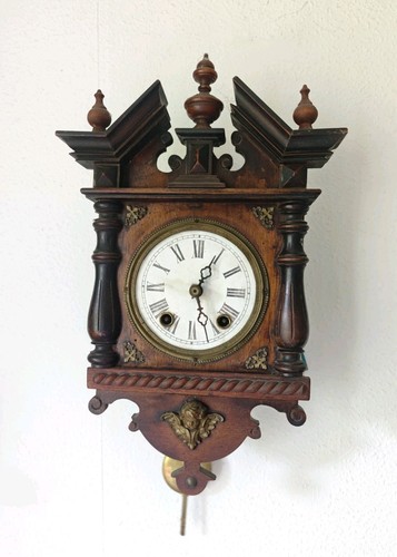 Alte wanduhr federzugwerk mit - alte,