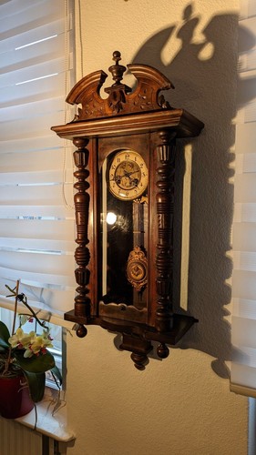 Antike wanduhr pendeluhr - wanduhr,