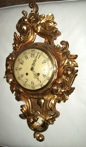 Alte goldene signierte - , pendel