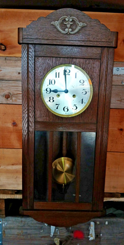 Schöne alte wanduhr regulator - schöne,