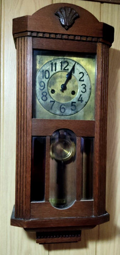 Alte antike wanduhr pendeluhr - antike,