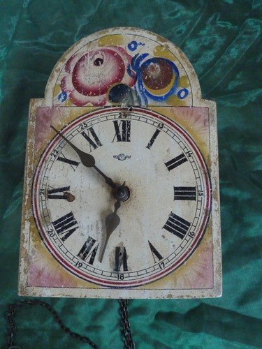 Alte antike holzuhr wanduhr - antike, /wanduhr