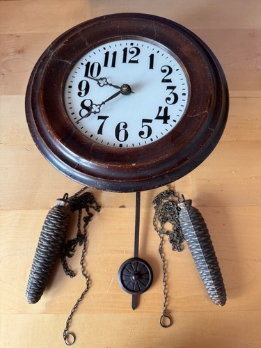 Antike mech wanduhr mit - wanduhr,