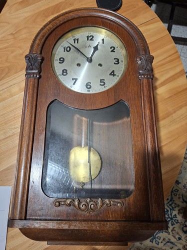 Alte alpina pendeluhr - alte, wanduhr