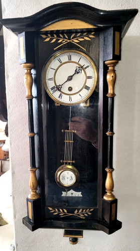 Antike pendel wanduhr - pendel-wanduhr, im
