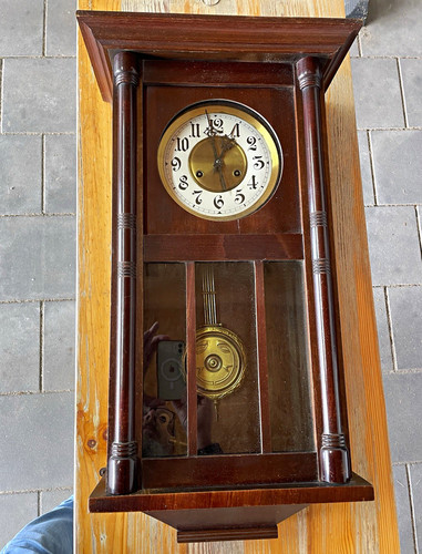 Antike pendel wanduhr - antike,