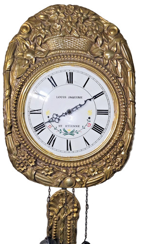 Alte comtoise messing wanduhr - alte,