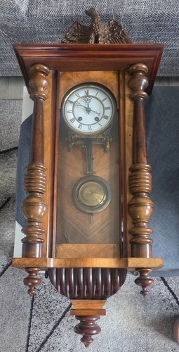 Antike wanduhr regulator - wanduhr, /